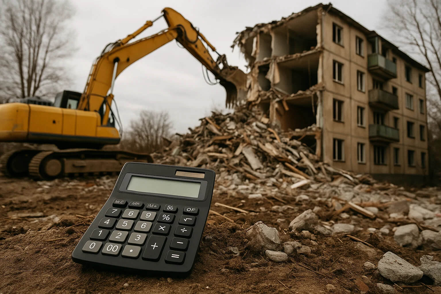 От чего зависит стоимость демонтажных работ
