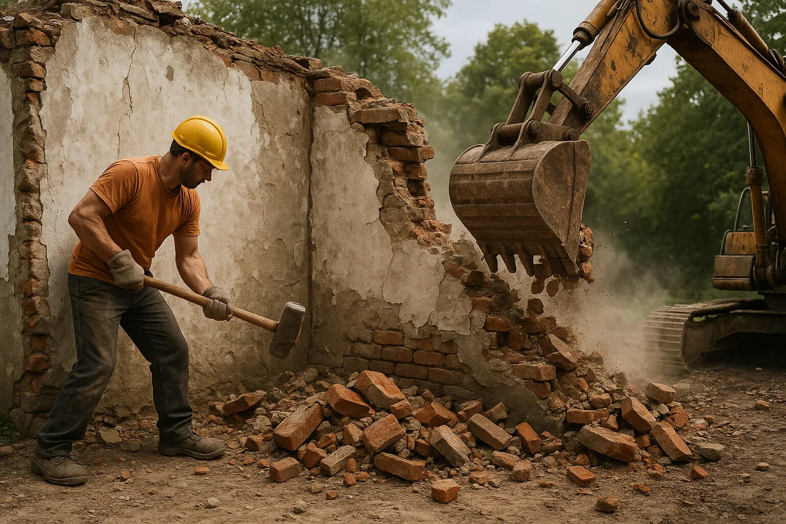 Виды демонтажных работ: полный обзор