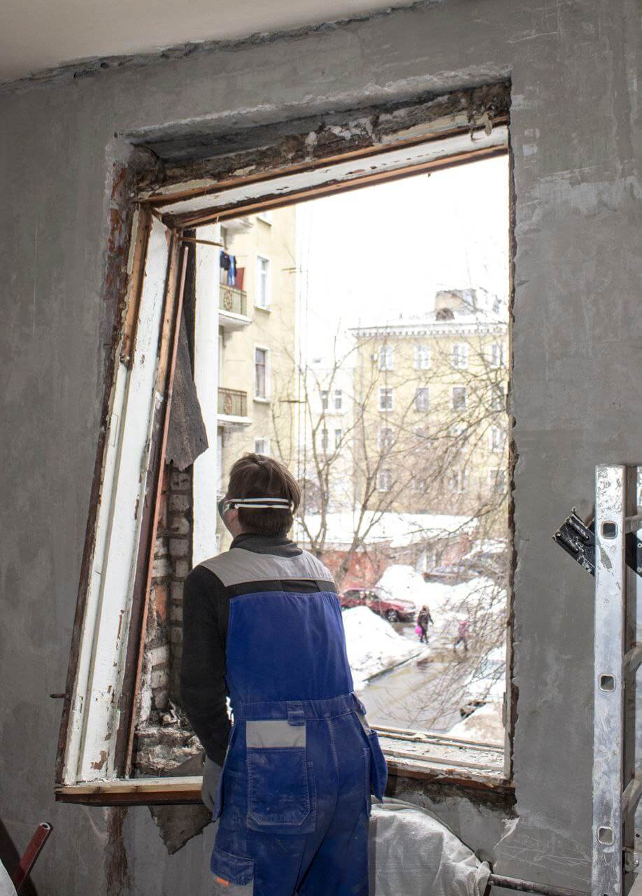 Демонтаж окон