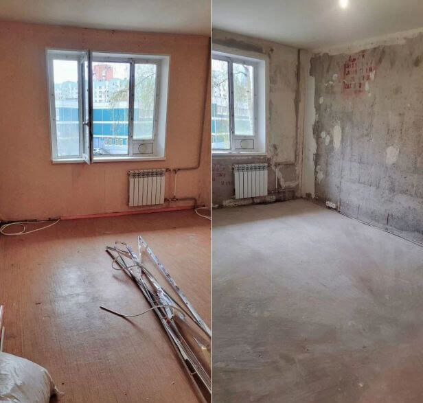 Демонтаж отделки квартиры